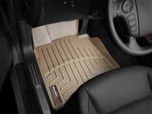 Hyundai Genesis Floor Mat Set - Front - WeatherTech - DigitalFit - Tan - `09-`10