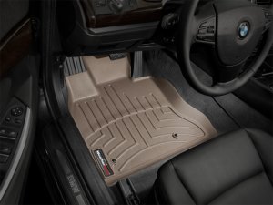 BMW 5 Series FloorLiner - Front - WeatherTech - DigitalFit - Tan - `10-`27