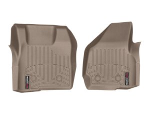 Ford F250 FloorLiner - Front - WeatherTech - DigitalFit - Tan - `11-`27