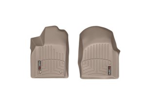 Dodge Durango FloorLiner - Front - WeatherTech - DigitalFit - Tan - `11-`27