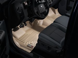Ford F250 FloorLiner - Front - WeatherTech - DigitalFit - Tan - `11-`27