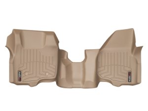 Ford F550 FloorLiner - Front - WeatherTech - DigitalFit - Tan - `11-`27
