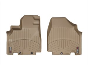 Honda Odyssey FloorLiner - Front - WeatherTech - DigitalFit - Tan - `11-`27