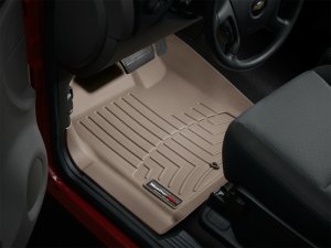 Chevrolet Silverado FloorLiner - Front - WeatherTech - DigitalFit - Tan - `07-`13