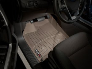 Ford Edge FloorLiner - Front - WeatherTech - DigitalFit - Tan - `11-`13 Ford Edge FloorLiner - Front - WeatherTech - DigitalFit - Tan - `11-`13