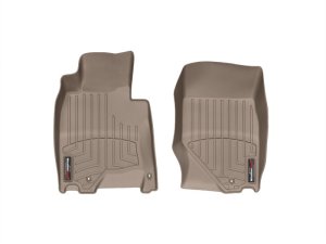 Infiniti G FloorLiner - Front - WeatherTech - DigitalFit - Tan - `09-`13