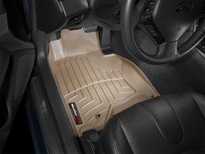 Infiniti G FloorLiner - Front - WeatherTech - DigitalFit - Tan - `09-`13