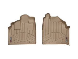 Honda Odyssey FloorLiner - Front - WeatherTech - DigitalFit - Tan - `99-`04