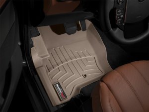Land Rover LR3 Floor Liners - Front - WeatherTech - FloorLiner DigitalFit - Tan - `08-`09