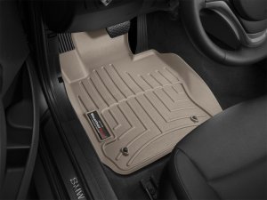 BMW X1 FloorLiner - Front - WeatherTech - DigitalFit - Tan - `13-`27