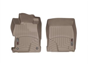 Honda Civic FloorLiner - Front - WeatherTech - DigitalFit - Tan - `12-`27