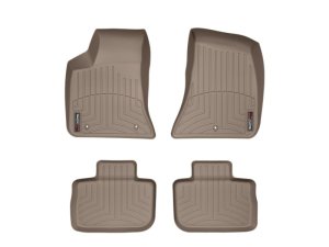 Dodge Charger FloorLiner - Front - WeatherTech - DigitalFit - Tan - `11-`27