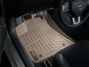 Dodge Charger FloorLiner - Front - WeatherTech - DigitalFit - Tan - `11-`27