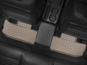 Dodge Challenger FloorLiner - Rear - WeatherTech - DigitalFit - Tan - `11-`27