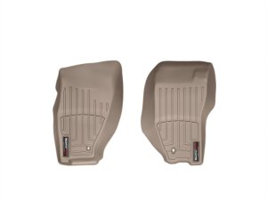 Jeep Liberty Floor Mat Set - Front - WeatherTech - DigitalFit - Tan - `10-`27