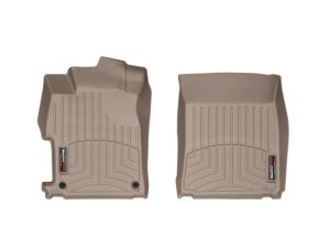 Honda Civic FloorLiner - Front - WeatherTech - DigitalFit - Tan - `12-`27