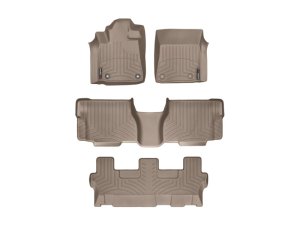 Toyota Sequoia FloorLiner - Rear - WeatherTech - DigitalFit - Tan - `12-`27