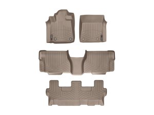 Toyota Sequoia FloorLiner - Rear - WeatherTech - DigitalFit - Tan - `12-`27