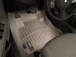 Nissan Versa FloorLiner - Front - WeatherTech - DigitalFit - Tan - `12-`27 Nissan Versa FloorLiner - Front - WeatherTech - DigitalFit - Tan - `12-`27