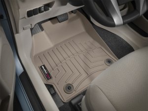 Toyota Prius V FloorLiner - Front - WeatherTech - DigitalFit - Tan - `12-`27