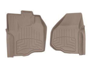 Ford F350 FloorLiner - Front - WeatherTech - HP - Tan - `12-`27