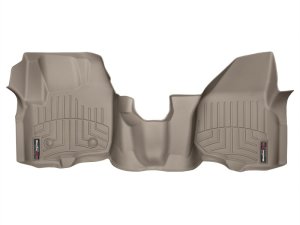 Ford F550 FloorLiner - Front - WeatherTech - FloorLiner DigitalFit - Tan - `12-`13