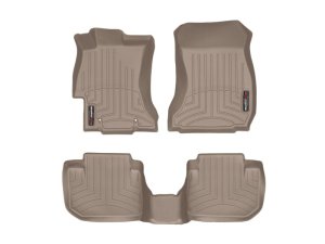 Subaru Impreza FloorLiner - Front - WeatherTech - DigitalFit - Tan - `12-`27