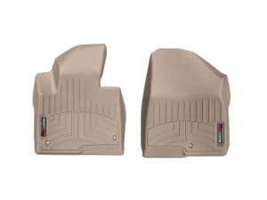 Hyundai Santa Fe FloorLiner - Front - WeatherTech - DigitalFit - Tan - `13-`27