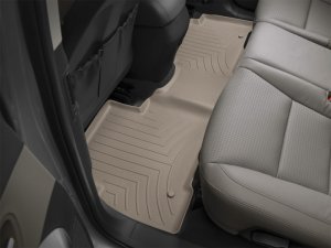 Hyundai Santa Fe Floor Mat - Rear - WeatherTech - FloorLiner DigitalFit - Tan - `13-`27