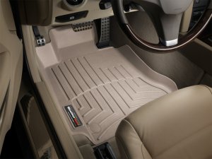 Mercedes-Benz C-Class FloorLiner - Front - WeatherTech - DigitalFit - Tan - `12-`13