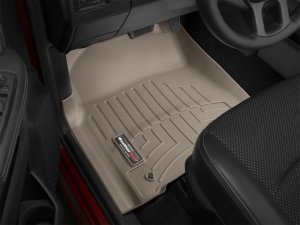 Dodge Ram 1500 FloorLiner - Front - WeatherTech - DigitalFit - Tan - `12-`27