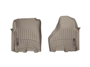 Dodge Ram 1500 FloorLiner - Front - WeatherTech - DigitalFit - Tan - `12-`27