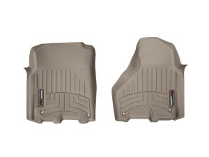 Dodge Ram 1500 FloorLiner - Front - WeatherTech - DigitalFit - Tan - `12-`27