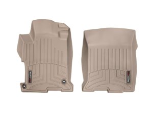 Honda Accord FloorLiner - Front - WeatherTech - DigitalFit - Tan - `13-`27