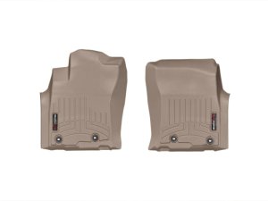 Toyota 4Runner FloorLiner - Front - WeatherTech - DigitalFit - Tan - `13-`27