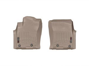 Toyota 4Runner FloorLiner - Front - WeatherTech - DigitalFit - Tan - `13-`27