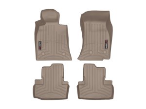 Cadillac ATS FloorLiner - Front and Rear - WeatherTech - DigitalFit - Tan - `13-`27