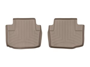 Cadillac CTS Floor Mats - Rear - WeatherTech - FloorLiner DigitalFit - Tan - `15-`27