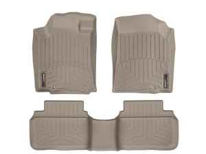 Nissan Altima FloorLiner - Rear - WeatherTech - DigitalFit - Tan - `13-`27 Nissan Altima FloorLiner - Rear - WeatherTech - DigitalFit - Tan - `13-`27