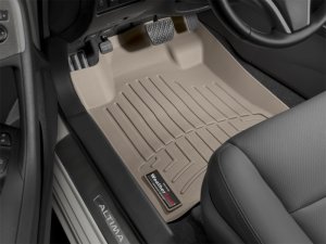 Nissan Altima FloorLiner - Front - WeatherTech - DigitalFit - Tan - `13-`15