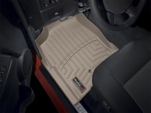 Chevrolet Colorado FloorLiner - Front - WeatherTech - DigitalFit - Tan - `04-`12