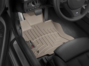 BMW 6 Series FloorLiner - Front - WeatherTech - DigitalFit - Tan - `12-`27