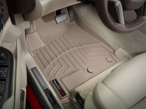 Cadillac SRX FloorLiner - Front - WeatherTech - DigitalFit - Tan - `10-`27