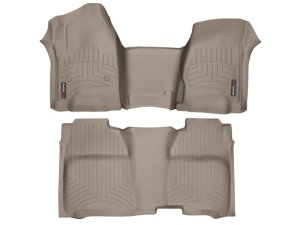 Chevrolet Silverado FloorLiner - Rear - WeatherTech - DigitalFit - Tan - `14-`27