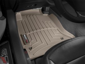 Chevrolet Corvette FloorLiner - Front - WeatherTech - DigitalFit - Tan - `12-`13