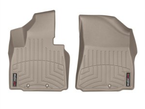 Kia Sorento Floor Mats - Front - WeatherTech - DigitalFit - Tan - `14-`27