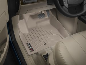 Land Rover LR2 Floor Liners - Front - WeatherTech - FloorLiner DigitalFit - Tan - `08-`13