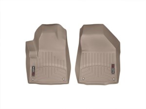 Jeep Cherokee FloorLiner - Front - WeatherTech - DigitalFit - Tan - `14-`27 Jeep Cherokee FloorLiner - Front - WeatherTech - DigitalFit - Tan - `14-`27