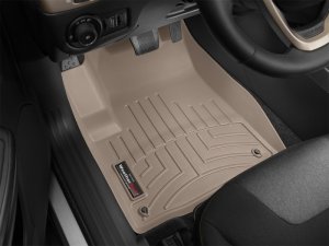 Jeep Cherokee FloorLiner - Front - WeatherTech - DigitalFit - Tan - `14-`27 Jeep Cherokee FloorLiner - Front - WeatherTech - DigitalFit - Tan - `14-`27