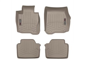 BMW 4 Series Floor Mats - Rear - WeatherTech - DigitalFit - Tan - `14-`27